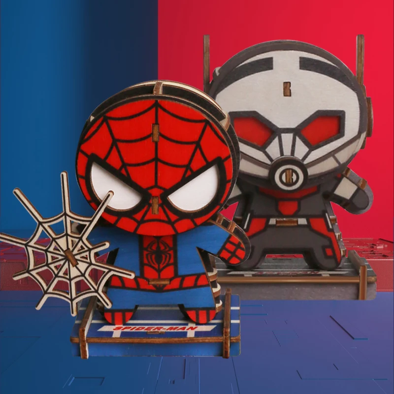 Disney Marvel SpiderMan Iron Man Three-Dimensional Wooden Puzzle Toy Avengers Cartoon Hero DIY Assembled Puzzle Kid's Toys Gift
Disney Marvel SpiderMan Iron Man Three-Dimensional Wooden Puzzle Toy Avengers Cartoon Hero DIY Assembled Puzzle Kid's Toys Gift