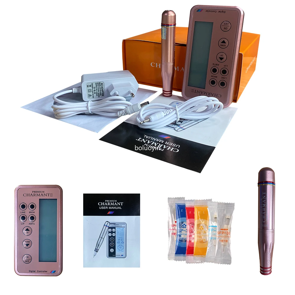 Dermografo Charmant 2 intelligent digital Permanent Makeup Tattoo Machine kit for Eyebrow Lip Eyeliner Microblading MTS Pen
Dermografo Charmant 2 intelligent digital Permanent Makeup Tattoo Machine kit for Eyebrow Lip Eyeliner Microblading MTS Pen