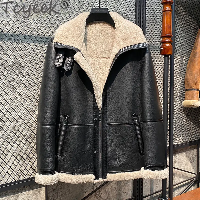 Tcyeek Natural Fur Coat Winter Jackets for Men Genuine Sheepskin Fur Jacket Warm Real Leather Coats Men Clothing Abrigos SGG785
Tcyeek Natural Fur Coat Winter Jackets for Men Genuine Sheepskin Fur Jacket Warm Real Leather Coats Men Clothing Abrigos SGG785