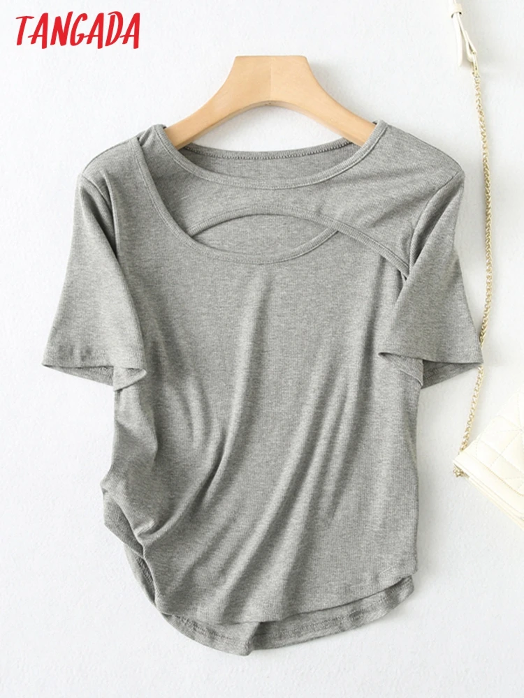 Tangada 2022 Women Hollow Knit T Shirt Short Sleeve O Neck Tees Ladies Crop Top YU37
Tangada 2022 Women Hollow Knit T Shirt Short Sleeve O Neck Tees Ladies Crop Top YU37