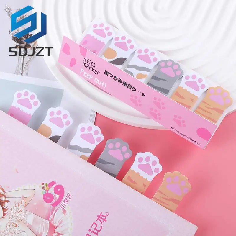 1 sheet Kawaii Cat Paw Memo Pads Planner Index Stickers Sticky Notes Korean Stationery Notebook Bookmark Office Supplies
1 sheet Kawaii Cat Paw Memo Pads Planner Index Stickers Sticky Notes Korean Stationery Notebook Bookmark Office Supplies
