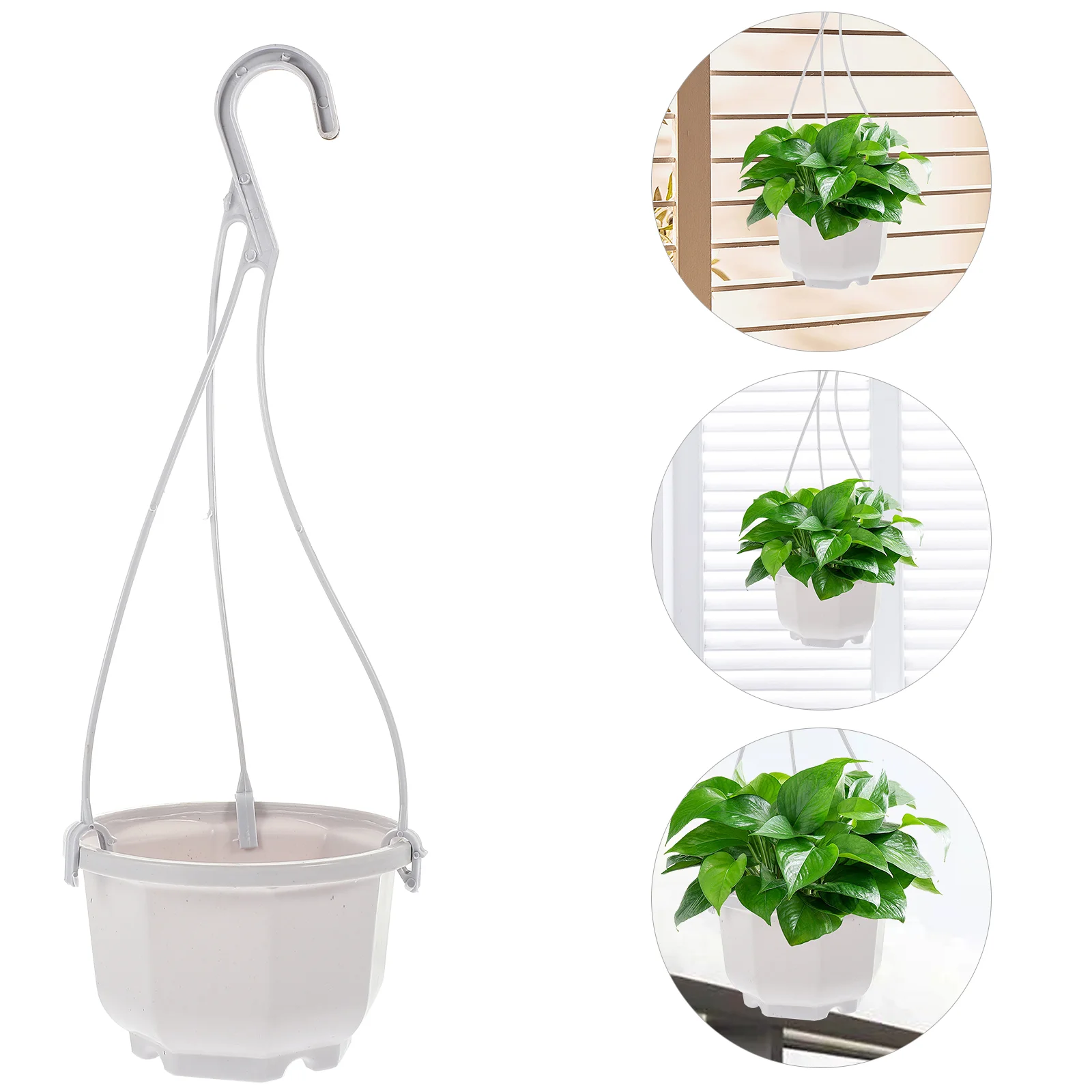 10 Sets Outdoor Hanging Planters Chlorophytum Pot Planting Pots Succulent Plants Orchids White Plastic
10 Sets Outdoor Hanging Planters Chlorophytum Pot Planting Pots Succulent Plants Orchids White Plastic