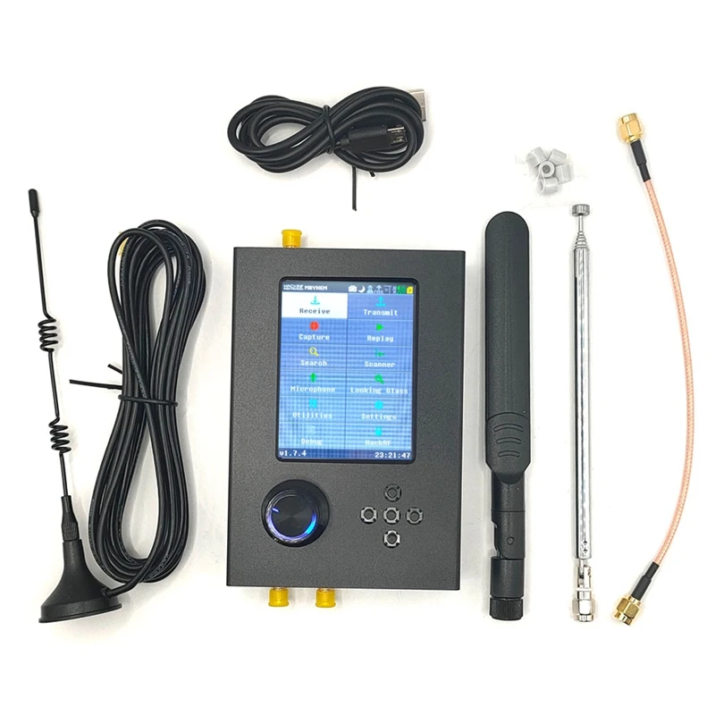 1 комплект SDR приемника для Hackrf One Portapack H2 от 1 МГц до 6 ГГц с программным обеспечением Mayhem 1.7.4
1 комплект SDR приемника для Hackrf One Portapack H2 от 1 МГц до 6 ГГц с программным обеспечением Mayhem 1.7.4