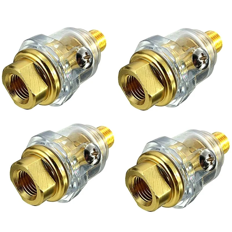 4Pcs Mini Oiler Pneumatic Tool Parts 1/4Inch NPT Oiler Oil Lubricator For Air Compression Air Tool Oiler -Yellow
4Pcs Mini Oiler Pneumatic Tool Parts 1/4Inch NPT Oiler Oil Lubricator For Air Compression Air Tool Oiler -Yellow