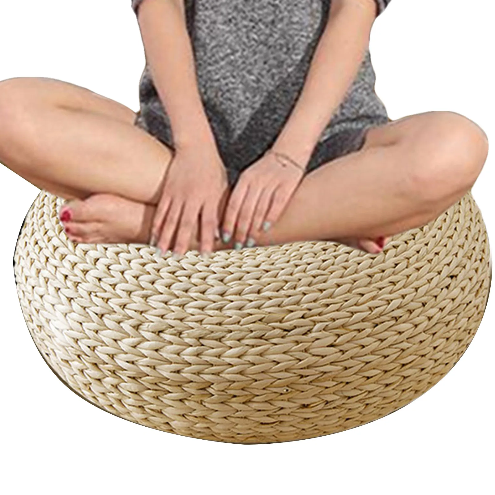 Handmade Tatami Floor Pillow Woven Meditation Cushion Sitting Pillows For The Floor Hand Weave Round Zen/Yoga Meditation Cushion
Handmade Tatami Floor Pillow Woven Meditation Cushion Sitting Pillows For The Floor Hand Weave Round Zen/Yoga Meditation Cushion