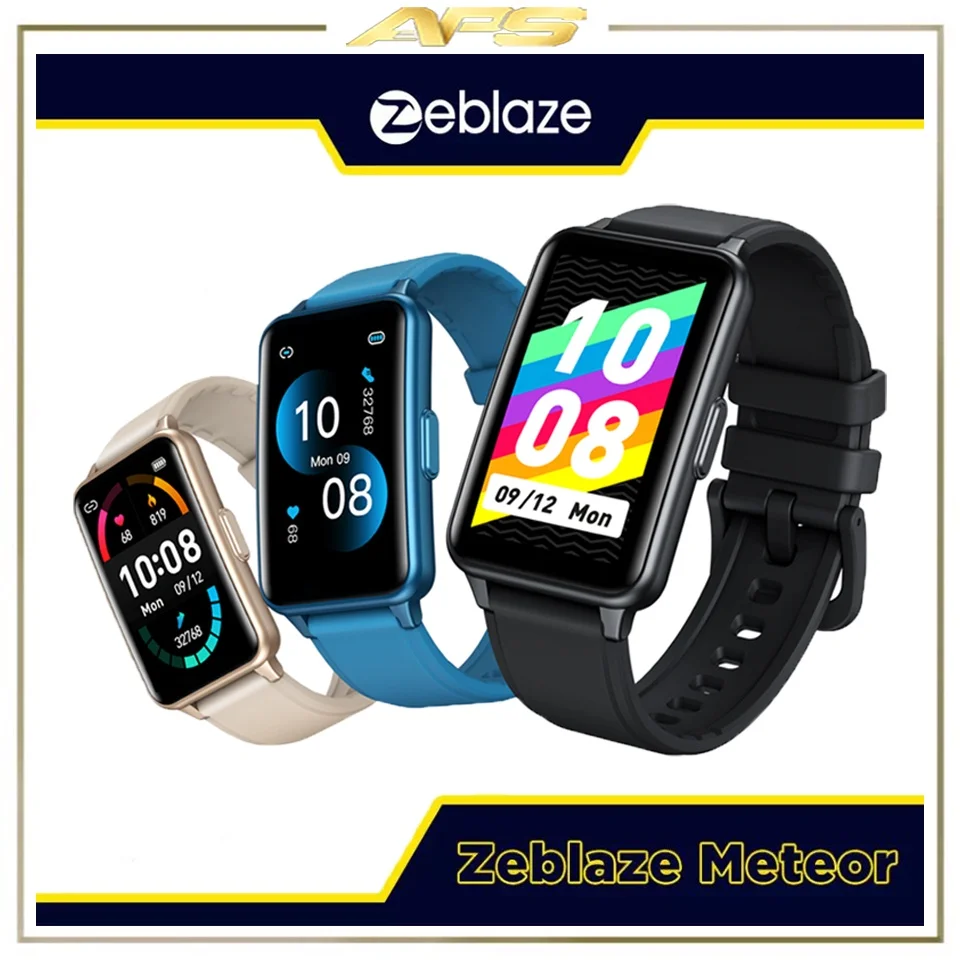 Zeblaze Meteor Smart Watch Health Monitor Heart Rate/Blood Pressure/Pedometer Bluetooth Waterproof Sports
Zeblaze Meteor Smart Watch Health Monitor Heart Rate/Blood Pressure/Pedometer Bluetooth Waterproof Sports