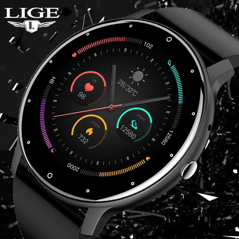 LIGE Smart Watch Men Bluetooth Call Custom Dial Smart Bracelet Health Monitor Sport Fitness Men Women Smartwatch For Android ios
LIGE Smart Watch Men Bluetooth Call Custom Dial Smart Bracelet Health Monitor Sport Fitness Men Women Smartwatch For Android ios