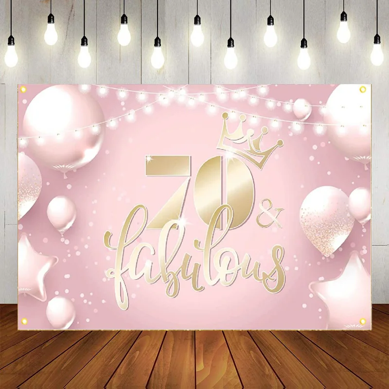 70th Birthday Decoration Rose Gold Fabric Party Banner Photo Backdrop Photography Background Outdoor Garden Table Wall Decor
70th Birthday Decoration Rose Gold Fabric Party Banner Photo Backdrop Photography Background Outdoor Garden Table Wall Decor
