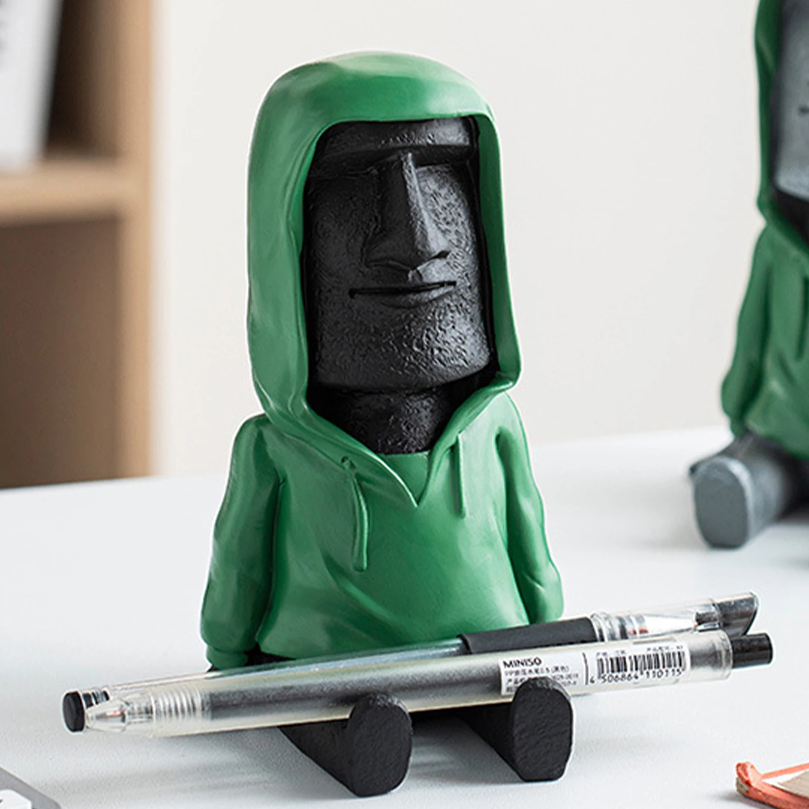 Зеленая Толстовка Moai статуя с острова Пасхи с подставкой для смартфона, ретро-фигурка, украшение для дома и офиса с держателем для телефона
Зеленая Толстовка Moai статуя с острова Пасхи с подставкой для смартфона, ретро-фигурка, украшение для дома и офиса с держателем для телефона
