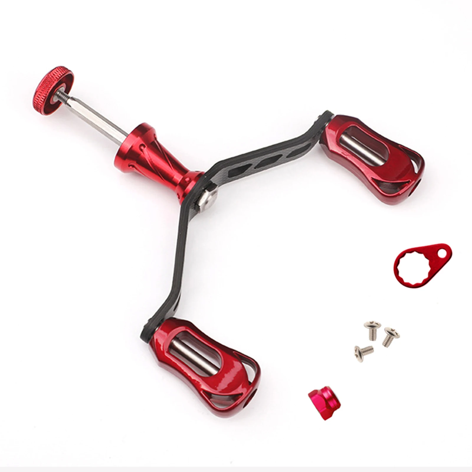 Left Right DIY Carbon Fiber Spinning-Reel Double Handle Replacement Rubber Knob Fishing Reel Rocker Carp Fish Accessories Tackle
Left Right DIY Carbon Fiber Spinning-Reel Double Handle Replacement Rubber Knob Fishing Reel Rocker Carp Fish Accessories Tackle