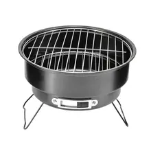 Charcoal Barbecue Grill, Household BBQ Grill, Adjustable Fire, Portable Camping Grill Stove, Tabletop Smoker Grill for Outdoor