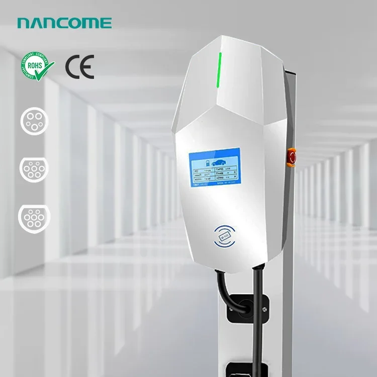 Заводской производитель Ocpp Тип 2 32a 7 кВт ev зарядное устройство 1 фаза Wallbox быстрая электрическая зарядная станция EV автомобильное зарядное устройство
Заводской производитель Ocpp Тип 2 32a 7 кВт ev зарядное устройство 1 фаза Wallbox быстрая электрическая зарядная станция EV автомобильное зарядное устройство