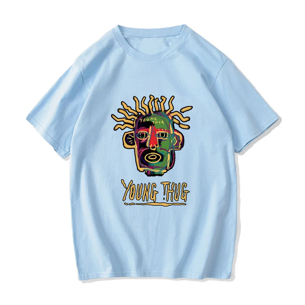 Young Thugg Summer Cartoon Men and Women T Shirt Pure Cotton 2023 New Arrival Summer Unisex Binary Anime Tops Individualization
Young Thugg Summer Cartoon Men and Women T Shirt Pure Cotton 2023 New Arrival Summer Unisex Binary Anime Tops Individualization