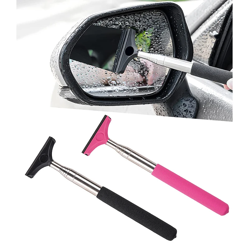 Car Rearview Mirror Wiper Telescopic Auto Mirror Squeegee Cleaner 98cm Long Handle Car Cleaning Tool Mirror Glass Mist Cleaner
Car Rearview Mirror Wiper Telescopic Auto Mirror Squeegee Cleaner 98cm Long Handle Car Cleaning Tool Mirror Glass Mist Cleaner