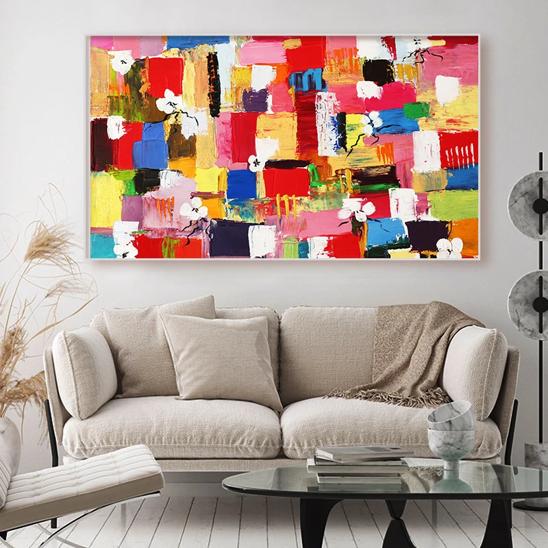 Hand-painted Oil Painting Living Room Modern Minimalist Geometric Abstract Decorative Painting Light Luxury Hanging Painting
Hand-painted Oil Painting Living Room Modern Minimalist Geometric Abstract Decorative Painting Light Luxury Hanging Painting
