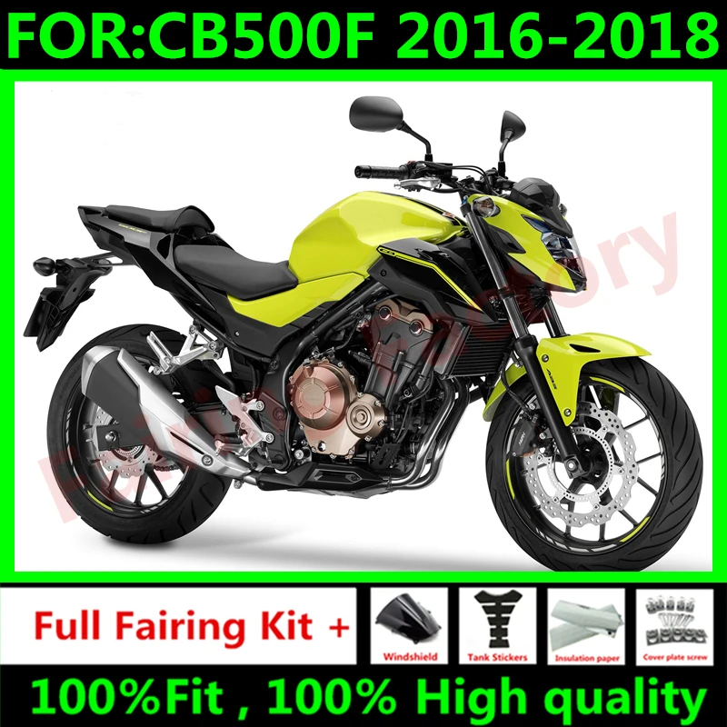 NEW ABS Motorcycle Fairings Kit Fit For CB500F 16 17 18 CB 500F CB500 F 2016 2017 2018 Bodywork full Fairing kits yellow black
NEW ABS Motorcycle Fairings Kit Fit For CB500F 16 17 18 CB 500F CB500 F 2016 2017 2018 Bodywork full Fairing kits yellow black