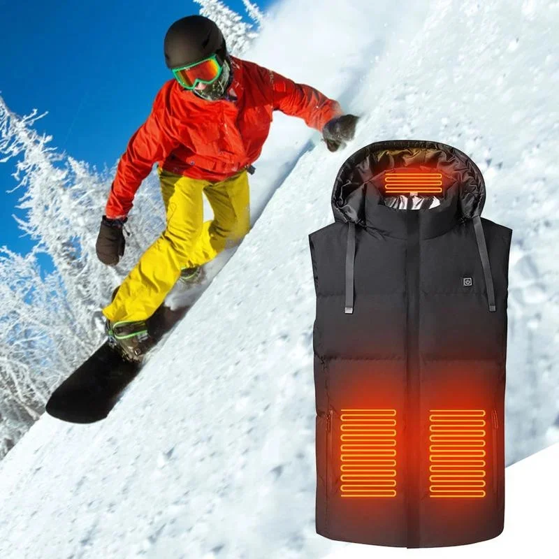 7 Zones Heated Vest Body Warmer USB Powered Women's Warm Men's Heating Jacket Heated Vest Man Thermal Winter Clothing
7 Zones Heated Vest Body Warmer USB Powered Women's Warm Men's Heating Jacket Heated Vest Man Thermal Winter Clothing