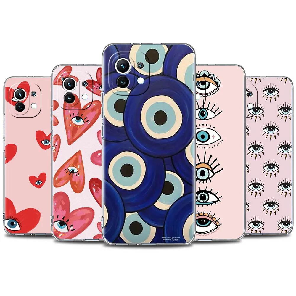 Lucky Eye Blue Evil Eye Phone Case for Xiaomi Mi 11T 11 Lite 10T Pro 12 12x Silicone Note 11 CC9 cc9e 9S Cover Funda Coque Shell
Lucky Eye Blue Evil Eye Phone Case for Xiaomi Mi 11T 11 Lite 10T Pro 12 12x Silicone Note 11 CC9 cc9e 9S Cover Funda Coque Shell