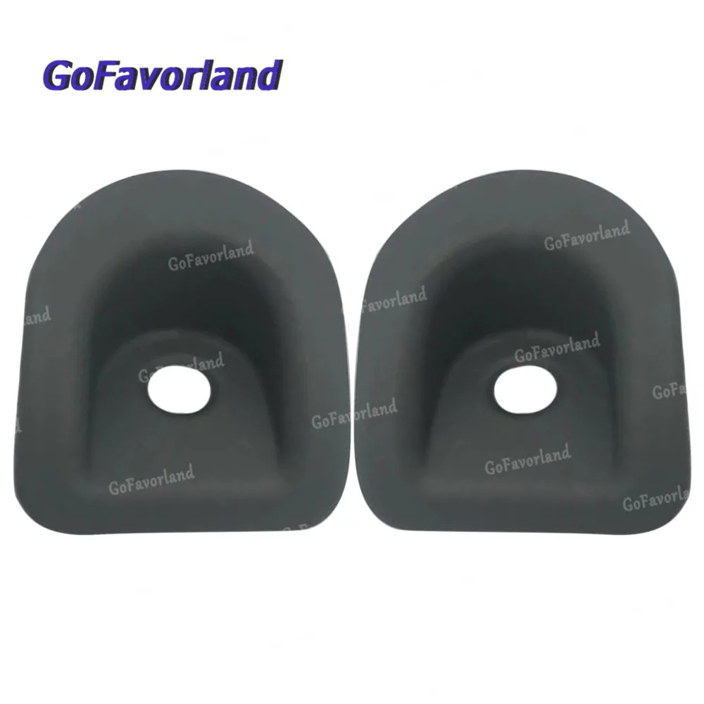 

Gray Pair Left Right Trim Lock Grommet Dove Plastic 7R3Z-63220A51 7R3Z-63220A50 For Ford Mustang 2005 2006 2007 2008 2009