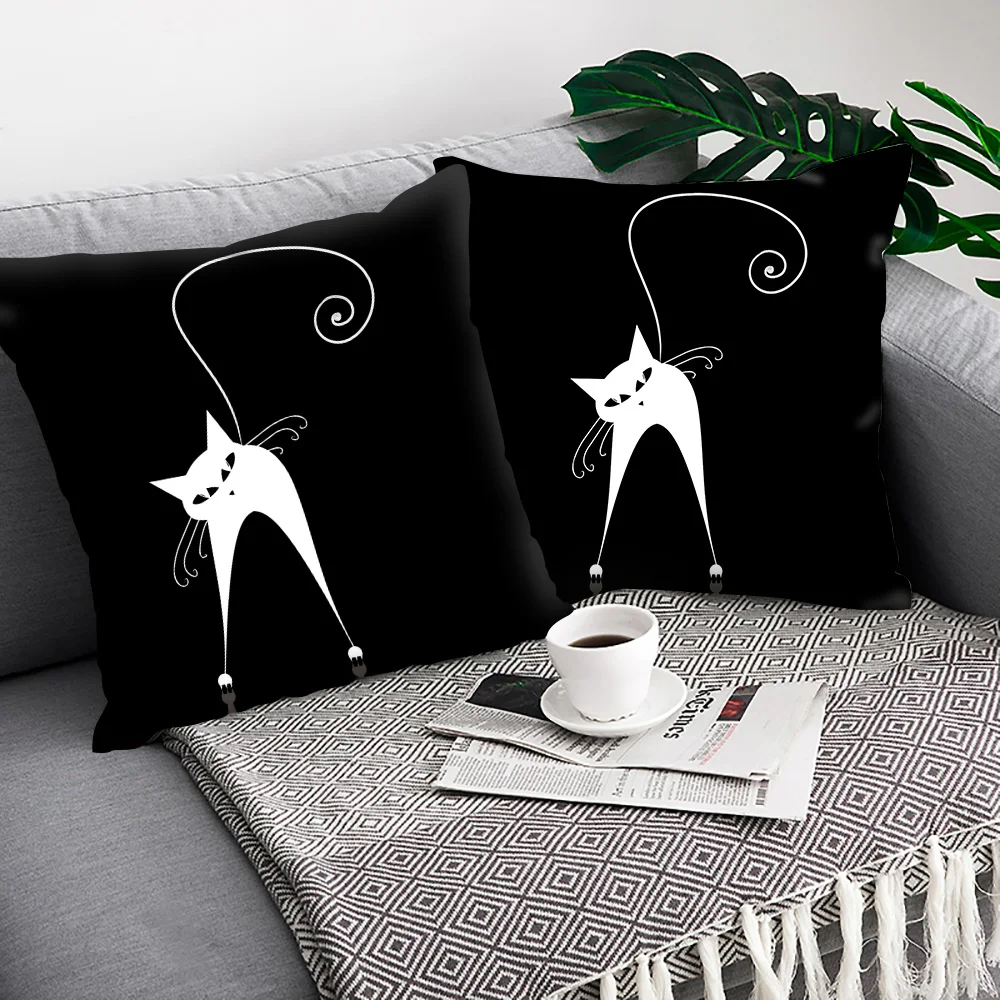 Black Cat Cushion Cover Pet Cushion Sofa Bedroom Decoration Pillowcase Pattern Decoration Pillow Case Pillow Case
Black Cat Cushion Cover Pet Cushion Sofa Bedroom Decoration Pillowcase Pattern Decoration Pillow Case Pillow Case