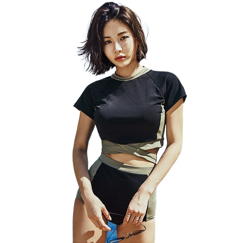 Купальник женский с открытой спиной, консервативный пикантный купальник с тонким покрытием живота, с разрезом, с плоскими углами, весна-осе... 
Купальник женский с открытой спиной, консервативный пикантный купальник с тонким покрытием живота, с разрезом, с плоскими углами, весна-осе...