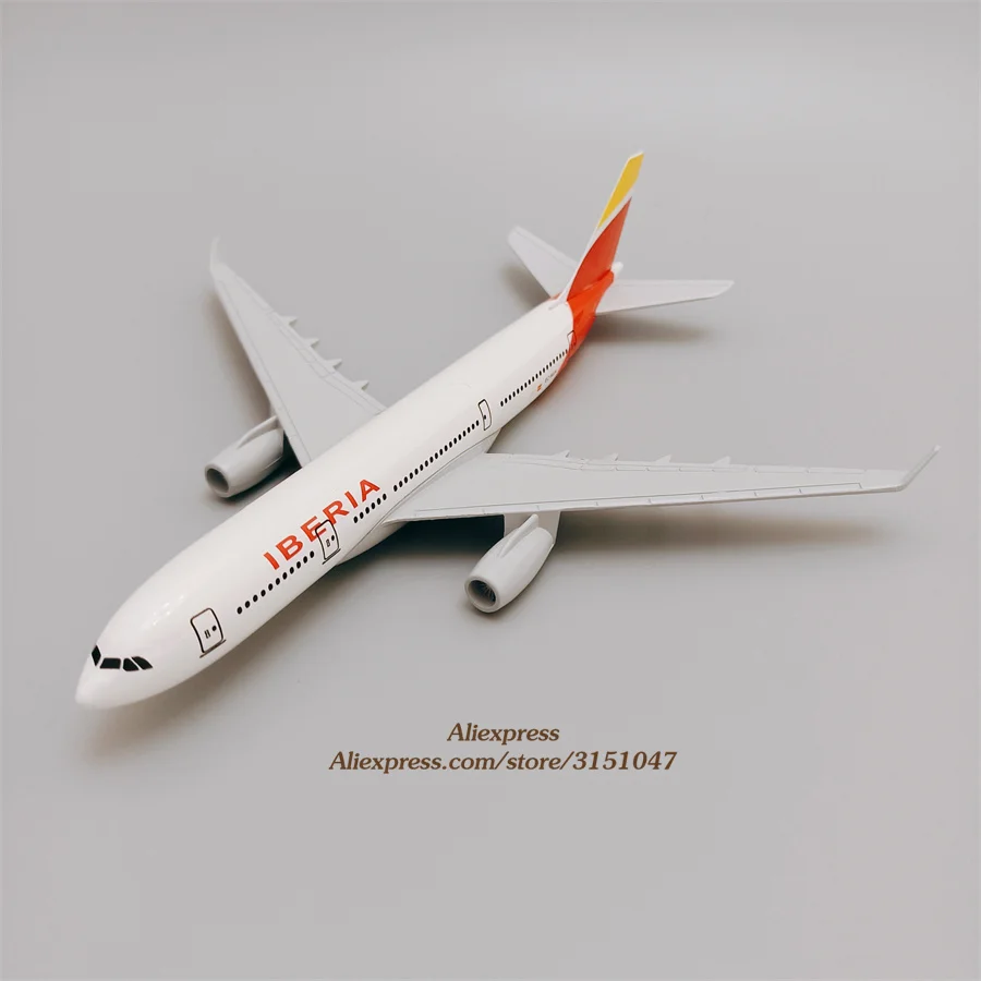 Alloy Metal Spain Air IBERIA A330 Airlines Airplane Model IBERIA Airbus 330 Diecast Plane Model w base Aircraft Kids Gifts 16cm
Alloy Metal Spain Air IBERIA A330 Airlines Airplane Model IBERIA Airbus 330 Diecast Plane Model w base Aircraft Kids Gifts 16cm