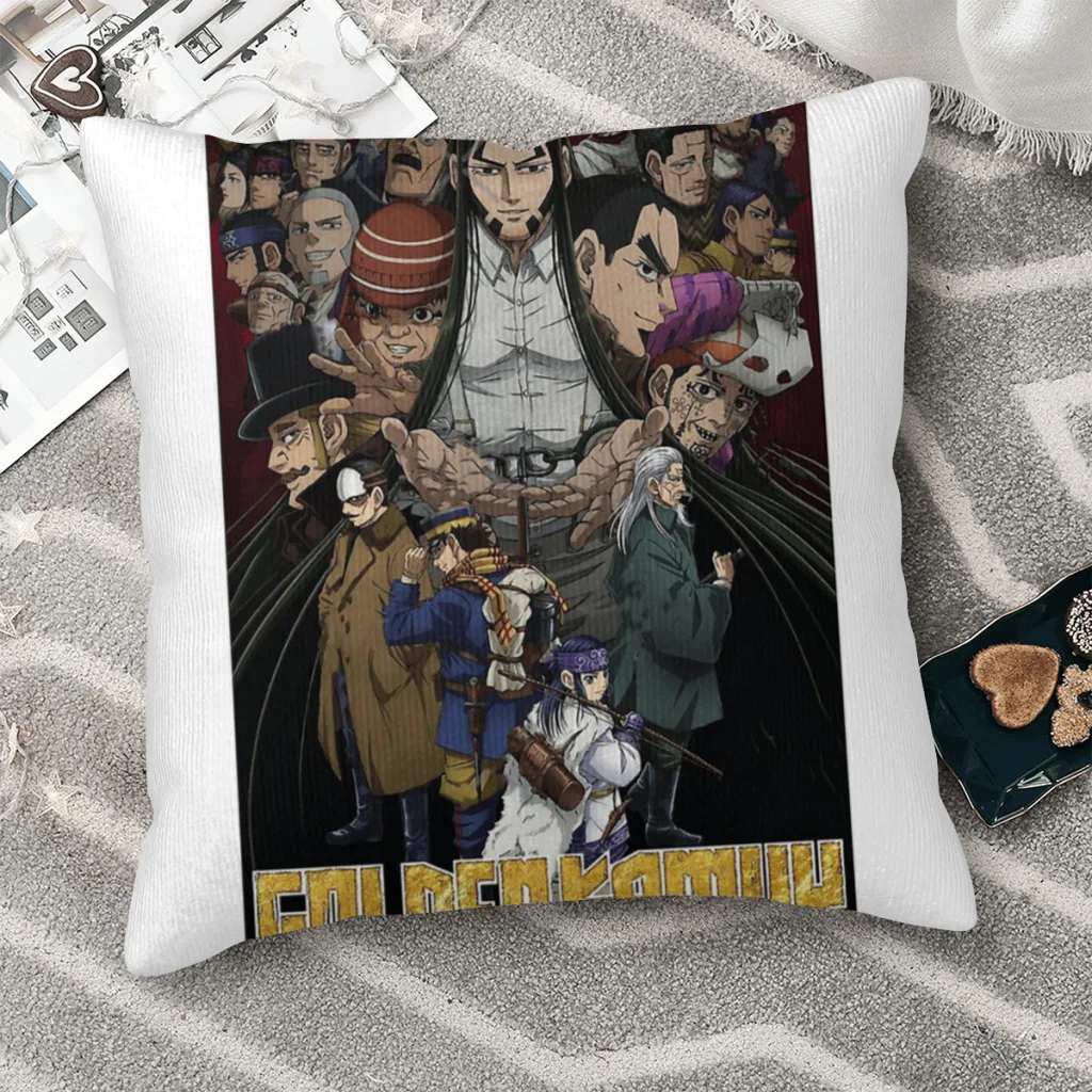Golden kamuy Polyester Cushion Cover Sofa Chair Decorative Reusable Cojines Decorativos
Golden kamuy Polyester Cushion Cover Sofa Chair Decorative Reusable Cojines Decorativos