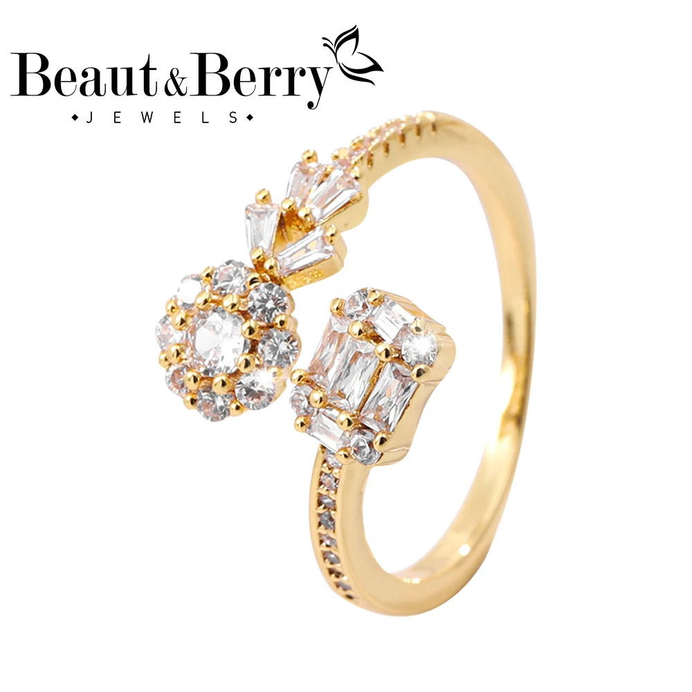 Beaut&Berry Women's Sparkling Micro Set Zircon Rings 2022 New Copper Zircon Women's Rings Wedding Party Accessories Jewelry
Beaut&Berry Women's Sparkling Micro Set Zircon Rings 2022 New Copper Zircon Women's Rings Wedding Party Accessories Jewelry