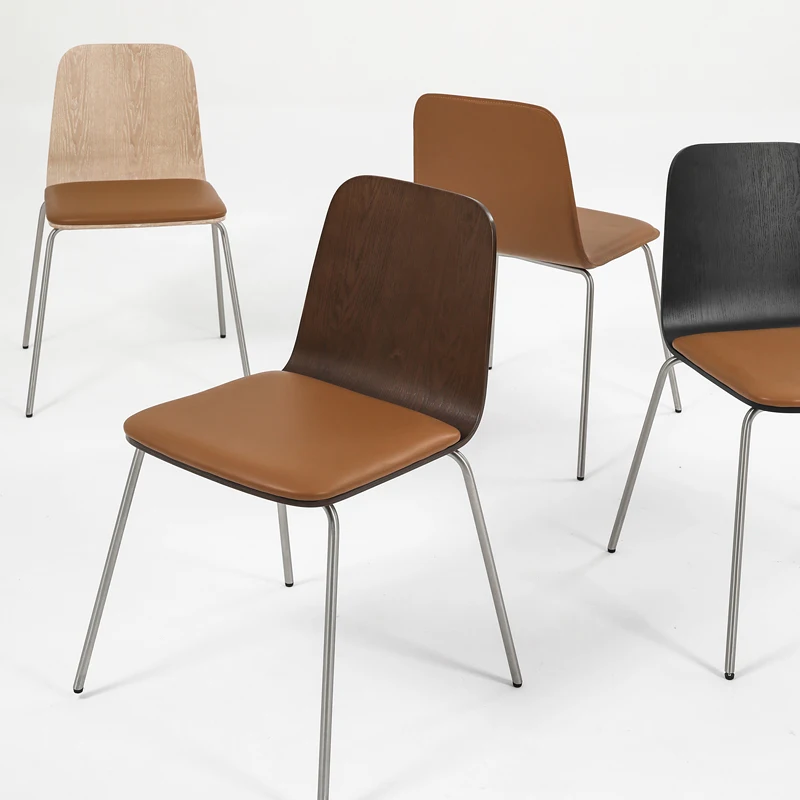 Nordic expression Singapore MIC/RALAP leather dining chair/Italian modern minimalist backrest office chair
Nordic expression Singapore MIC/RALAP leather dining chair/Italian modern minimalist backrest office chair