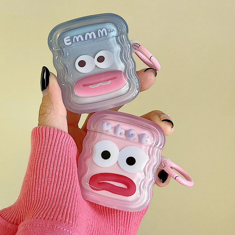 Cartoon Funny Cute Expression Couple Earphone Case For Apple Airpods Pro 2 Wavy Cover For Air pods 3 1 Wireless Headset Box Case
Cartoon Funny Cute Expression Couple Earphone Case For Apple Airpods Pro 2 Wavy Cover For Air pods 3 1 Wireless Headset Box Case