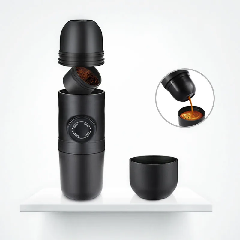Portable Espresso Maker Compatible Ground Coffee 8 Bar Pressure Hand Coffee Machine Travel Gadgets for Camping Hiking Coffeeware
Portable Espresso Maker Compatible Ground Coffee 8 Bar Pressure Hand Coffee Machine Travel Gadgets for Camping Hiking Coffeeware