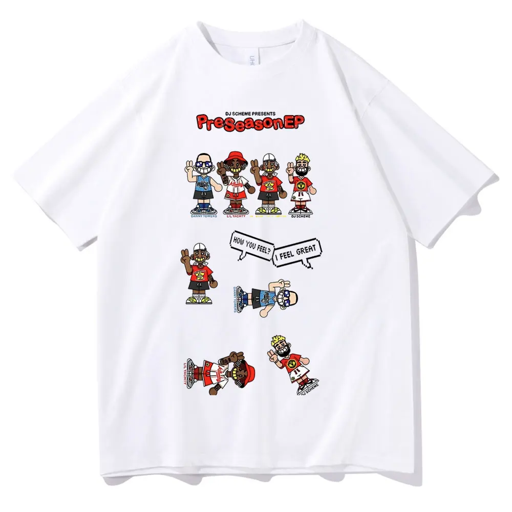 How You Feel I Feel Great Tshirt Dj Scheme Presntes Preseasonep Tshirt Men's T Shirt Short Sleeve Men Women Oversized T-shirts
How You Feel I Feel Great Tshirt Dj Scheme Presntes Preseasonep Tshirt Men's T Shirt Short Sleeve Men Women Oversized T-shirts