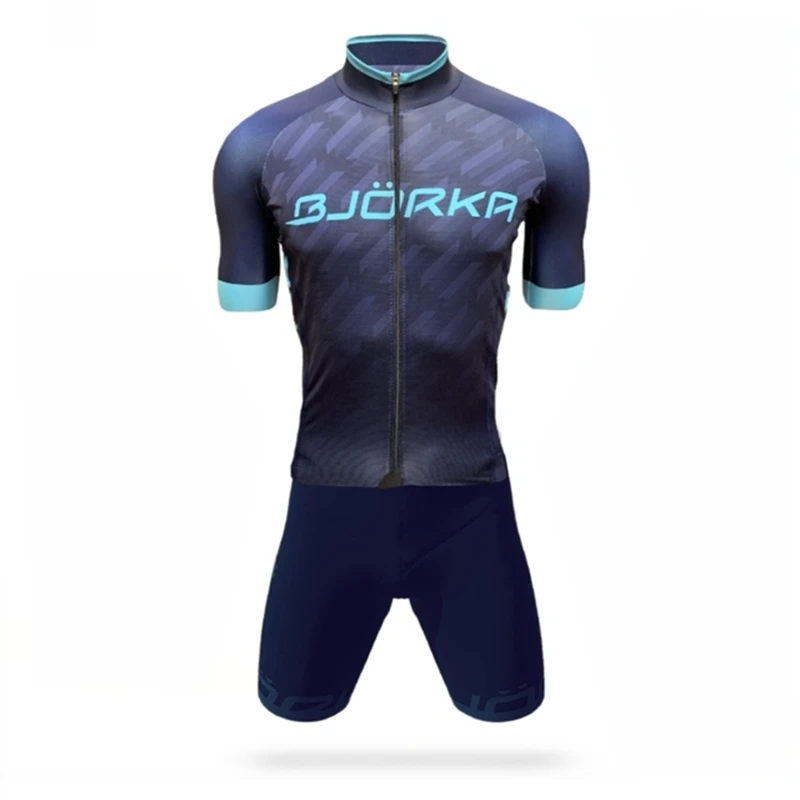

Новинка 2022, комплект для велоспорта Biyoka с коротким рукавом, мужская уличная спортивная одежда для велосоревнований, профессиональная команда для гонок, Джерси для горных велосипедов UCI