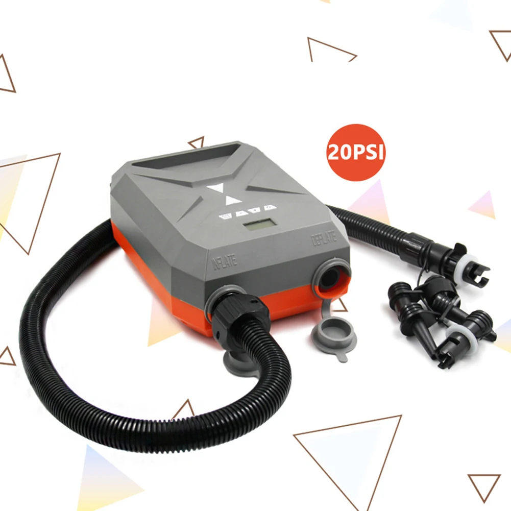12 Volt 0.5-20PSI Electric Air Pump Inflatable Portable For Airbed Paddle Board DC12V 110W LCD Display Rubber Boat Air Pumps
12 Volt 0.5-20PSI Electric Air Pump Inflatable Portable For Airbed Paddle Board DC12V 110W LCD Display Rubber Boat Air Pumps