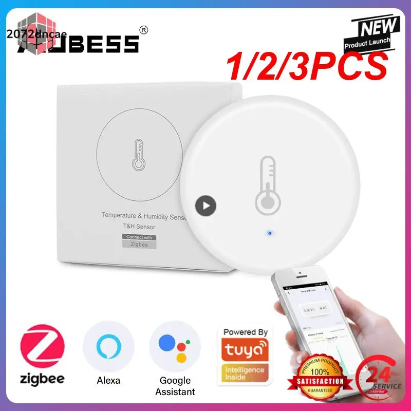 1/2/3PCS Tuya Smart Zigbee Temperature And Humidity Sensor Indoor Thermometer Monitor For Home Work With Alexa Home
1/2/3PCS Tuya Smart Zigbee Temperature And Humidity Sensor Indoor Thermometer Monitor For Home Work With Alexa Home