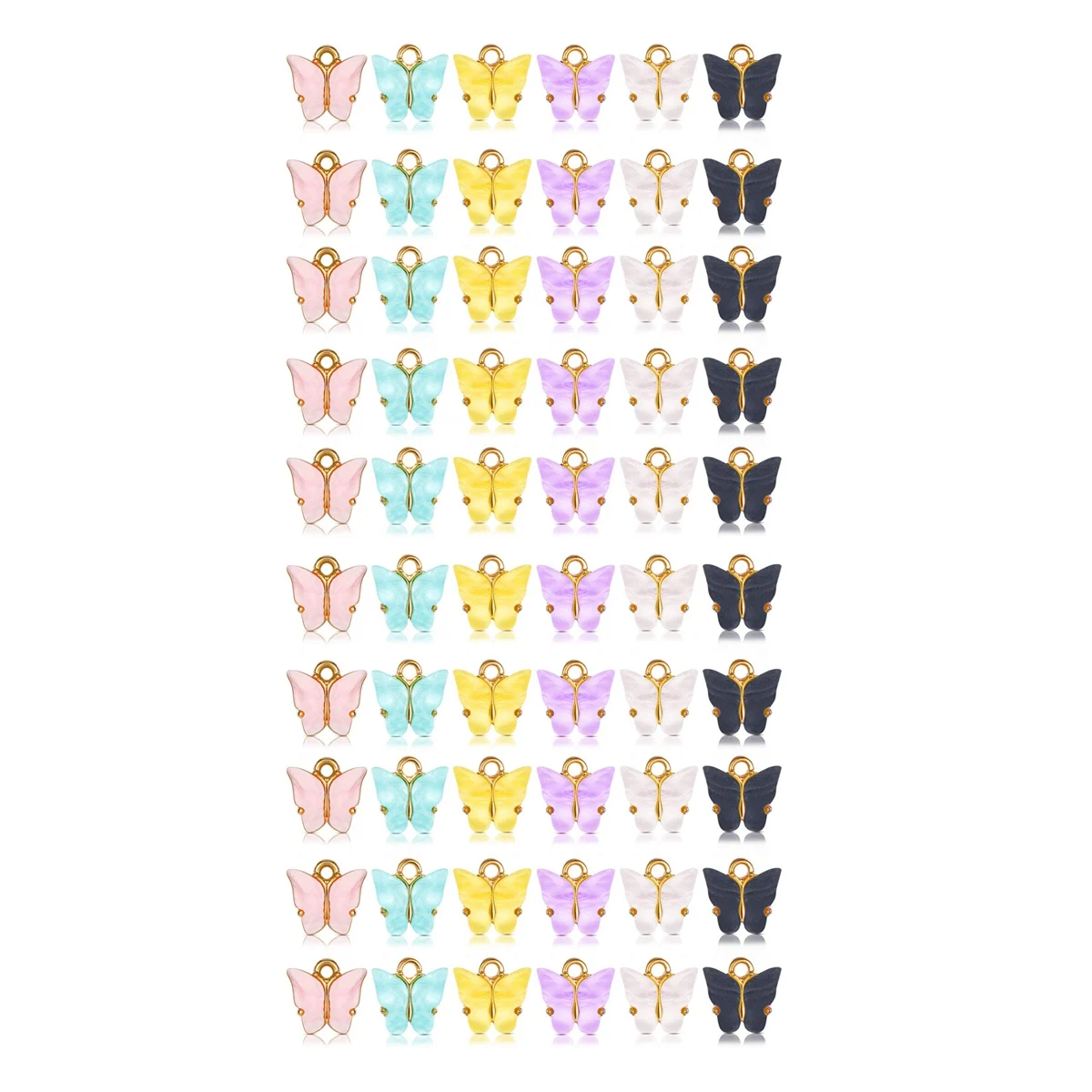 60Pcs Butterfly Charms Pendant Bracelet Butterfly Pendant Charms for Jewelry Necklace Bracelet Earring Crafting
60Pcs Butterfly Charms Pendant Bracelet Butterfly Pendant Charms for Jewelry Necklace Bracelet Earring Crafting