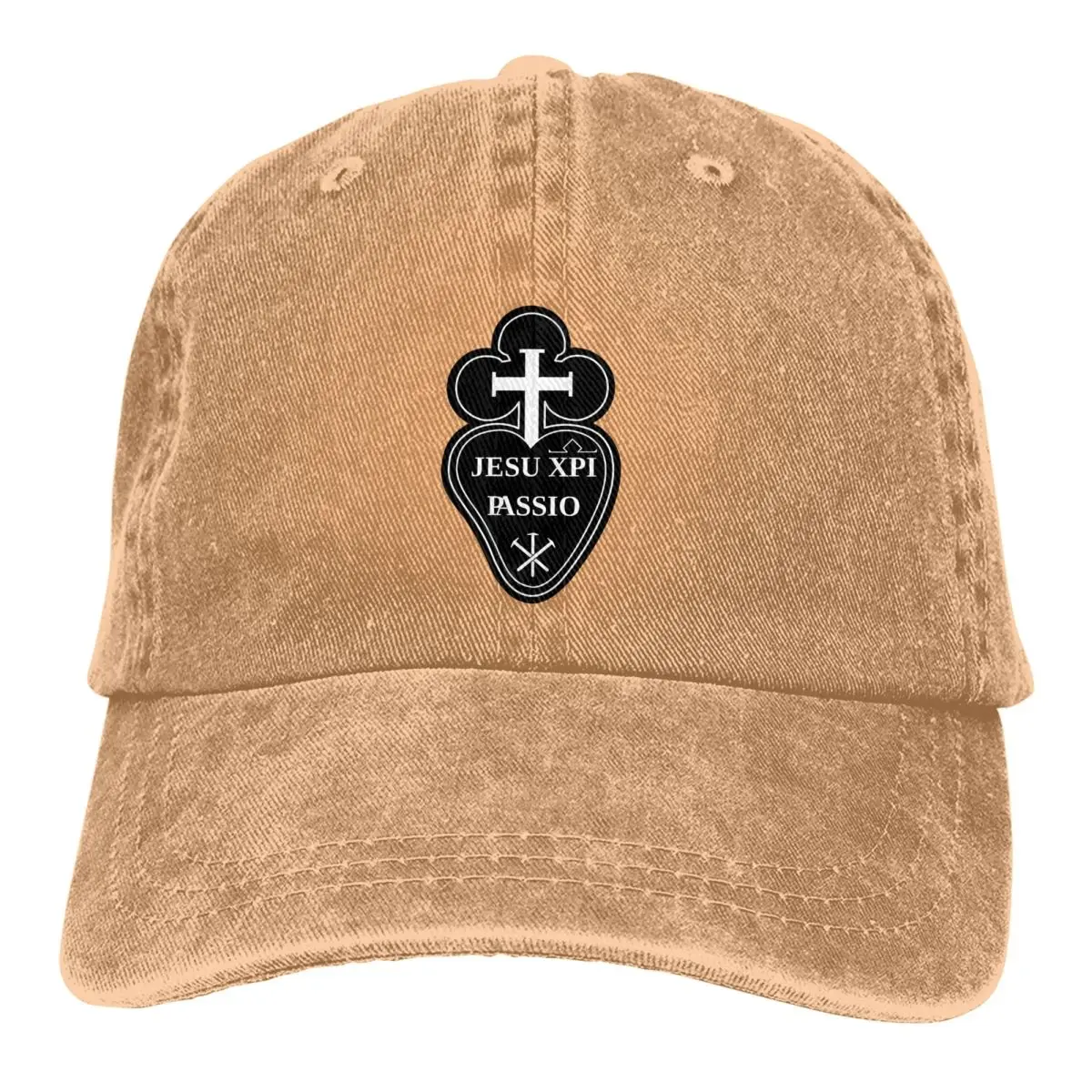

Summer Cap Sun Visor XPI Passio The Passionist Emblem The Passion Christ Hip Hop Caps Jesus God Cross Cowboy Hat Peaked Hats