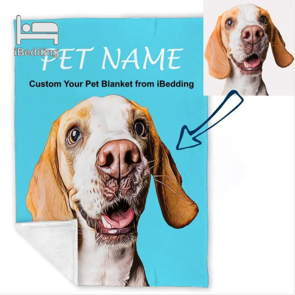 Blanket for Sofa Custom Pet Portrait Fleece Throw Personalized Photo Cartoon Flannel Blankets Gift Home Decor POD Dropshipping
Blanket for Sofa Custom Pet Portrait Fleece Throw Personalized Photo Cartoon Flannel Blankets Gift Home Decor POD Dropshipping