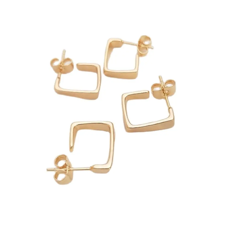 S925 Silver needle geometric ear studs 14K gold earring minimalist European and American trendy temperament earrings
S925 Silver needle geometric ear studs 14K gold earring minimalist European and American trendy temperament earrings