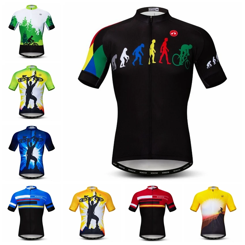 Cycling Jersey men Bike Jersey 2018 road MTB bicycle clothes summer sportswear maillot Racing top Ropa Ciclismo shirt breathable
Cycling Jersey men Bike Jersey 2018 road MTB bicycle clothes summer sportswear maillot Racing top Ropa Ciclismo shirt breathable