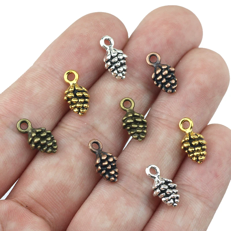 20pcs 12x7x7mm Charm 3D Pine Cone 4 Colors Charms Pendant For Jewelry Making DIY For Bracelet Necklace
20pcs 12x7x7mm Charm 3D Pine Cone 4 Colors Charms Pendant For Jewelry Making DIY For Bracelet Necklace
