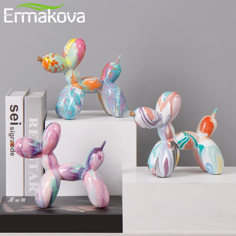 ERMAKOVA Hot Sale Modern Art Koons Balloon Dog Home Decor Resin Sculptures Custom Color Dogs Figurines Tabletop Statue Ornaments
ERMAKOVA Hot Sale Modern Art Koons Balloon Dog Home Decor Resin Sculptures Custom Color Dogs Figurines Tabletop Statue Ornaments