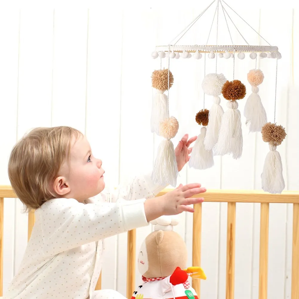 Newborn Supplies Baby Bed Rattle Newborn Crib Mobile Rattle Beads Bed Bell Rotating Wind Chime Children Room Hanging Decorations
Newborn Supplies Baby Bed Rattle Newborn Crib Mobile Rattle Beads Bed Bell Rotating Wind Chime Children Room Hanging Decorations