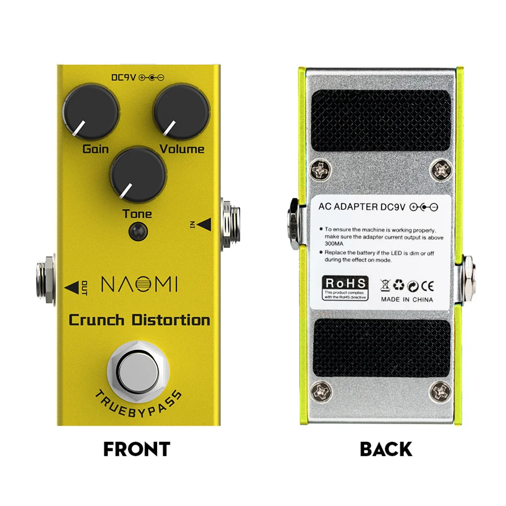 Naomi NEP-03 Crunch Distortion Electric Guitar Effects Pedal Mini Single DC 9V Musical Instrument Practise Guitar Accessories
Naomi NEP-03 Crunch Distortion Electric Guitar Effects Pedal Mini Single DC 9V Musical Instrument Practise Guitar Accessories