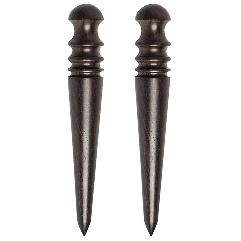 2X Wooden Leather Burnisher Tool - Tapered Edge Slicker Features 4 Grooves For Burnishing Of Various Leather Thicknesses
2X Wooden Leather Burnisher Tool - Tapered Edge Slicker Features 4 Grooves For Burnishing Of Various Leather Thicknesses
