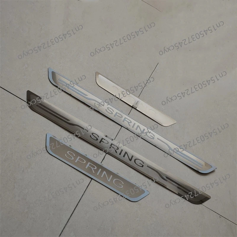 For Dacia SPRING 2021 2022 Stainless steel Door Sill Strip Scuff Plate Pedal Side Cover Trim Car Stickers Accessories E 
For Dacia SPRING 2021 2022 Stainless steel Door Sill Strip Scuff Plate Pedal Side Cover Trim Car Stickers Accessories E