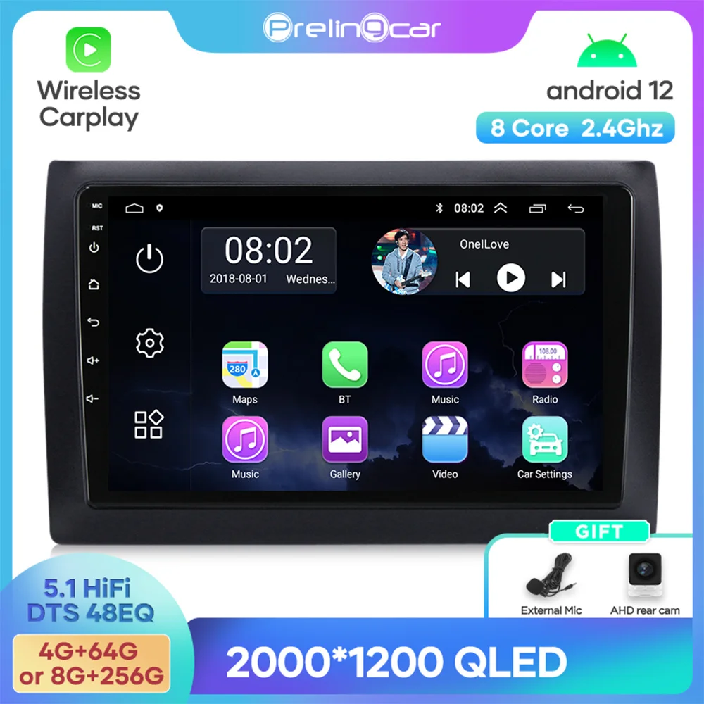 Android 12 DTS Sound For Fiat Stilo 2010 Years Navigation Multimedia Car Player Radio 2Din Stereo Bluetooth 48EQ Band WIFI
Android 12 DTS Sound For Fiat Stilo 2010 Years Navigation Multimedia Car Player Radio 2Din Stereo Bluetooth 48EQ Band WIFI