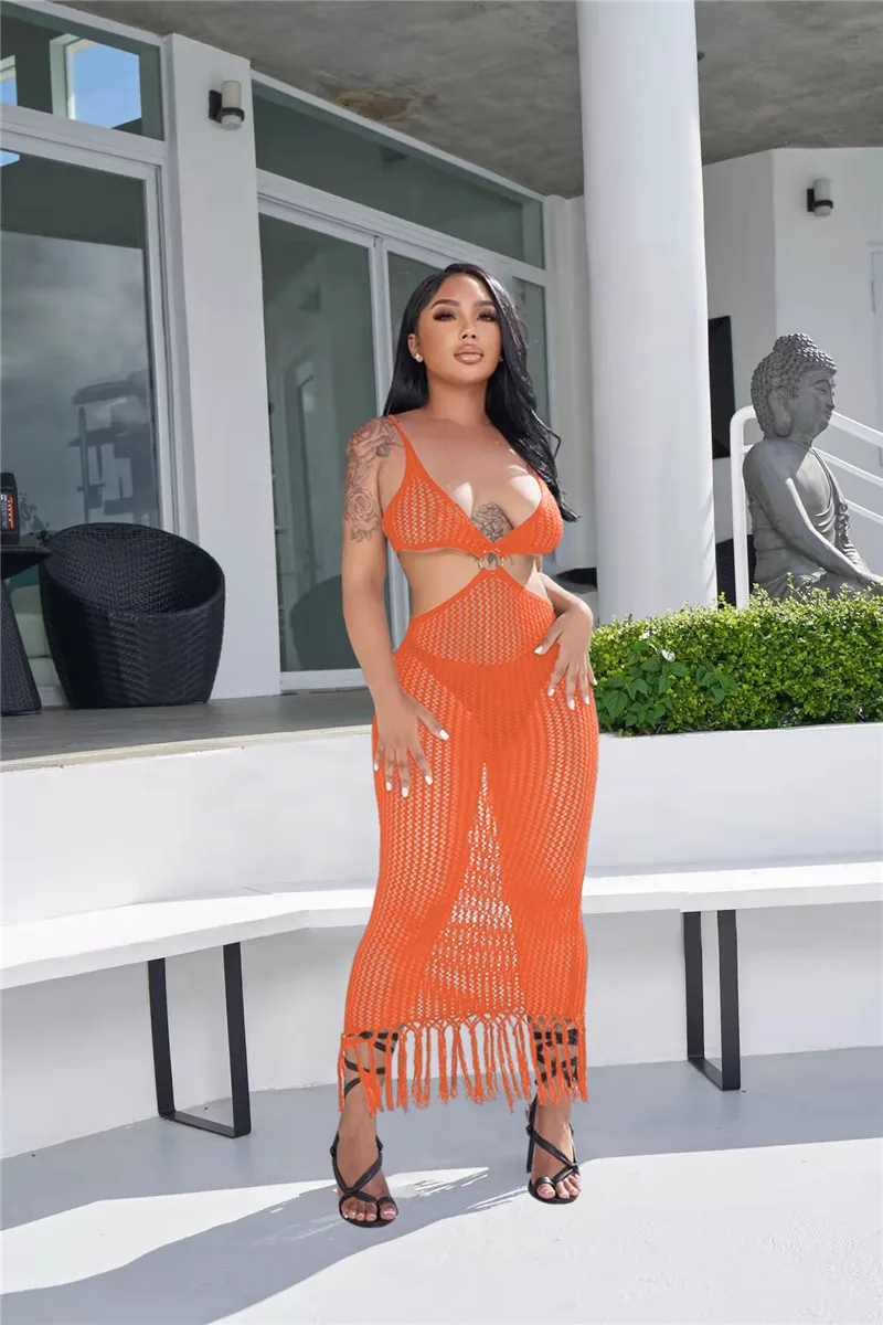 Beach Sexy Hollow Out Swimwear Maxi Long Cover-ups Dress for Women 2022 Summer Sexy Bodycon Midi Party Dresses
Beach Sexy Hollow Out Swimwear Maxi Long Cover-ups Dress for Women 2022 Summer Sexy Bodycon Midi Party Dresses