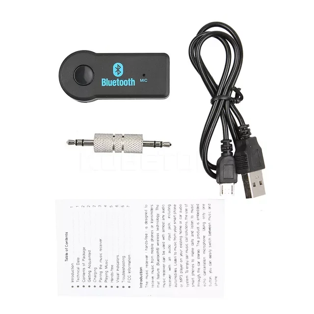 for Car Handsfree calling Bluetooth Mini Audio Receiver 3.5mm MP3 Speaker Adapter Jack Transmitter AUX Music Car Kit
for Car Handsfree calling Bluetooth Mini Audio Receiver 3.5mm MP3 Speaker Adapter Jack Transmitter AUX Music Car Kit