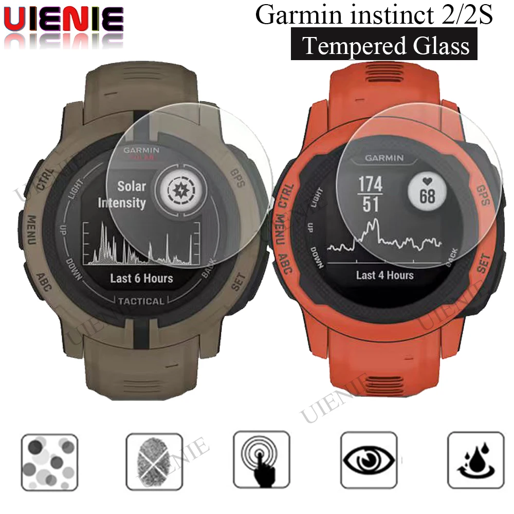 

2pc Protection Film For Garmin Instinct 2S 2 Watch Instinct2s Smartwatch 2.5D Clear Anti-Scratch Tempered Glass Screen Protector